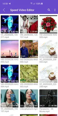 Speed Video Editor android App screenshot 1